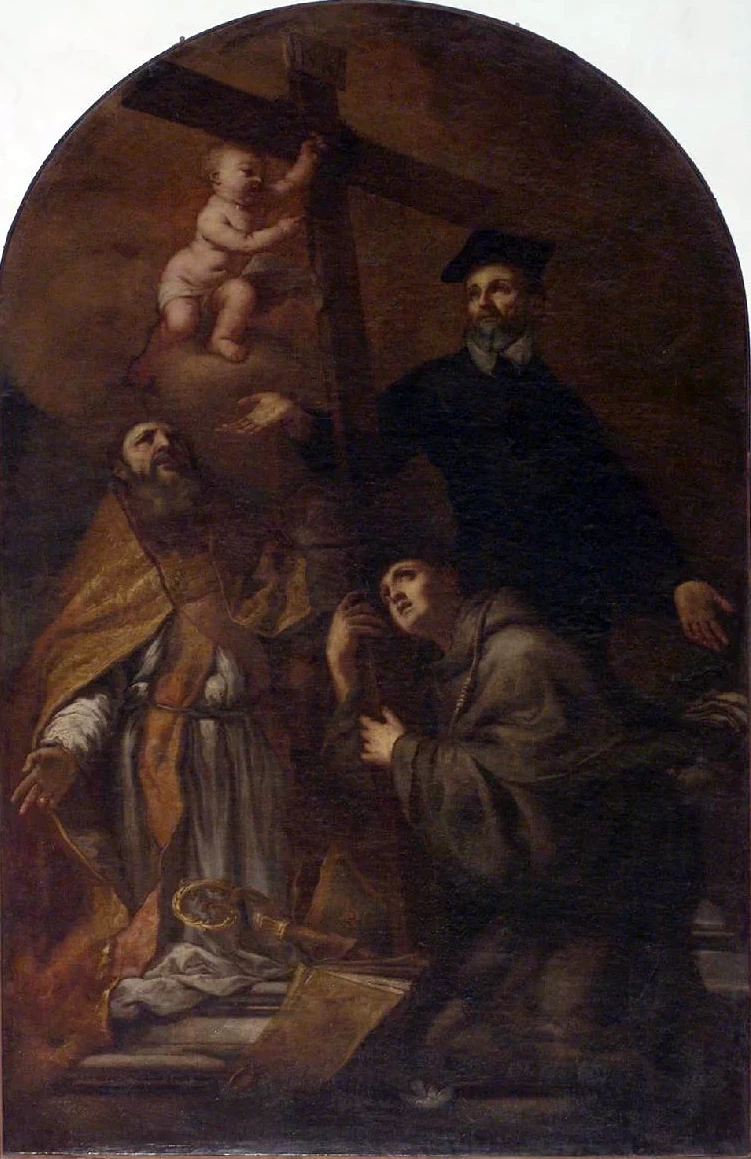 S. Antonio da Padova con S. Agostino e S. Filippo